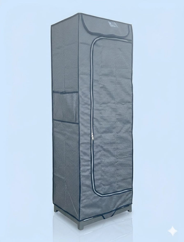 MotherTouch 5 Shelves Wardrobe-Grey