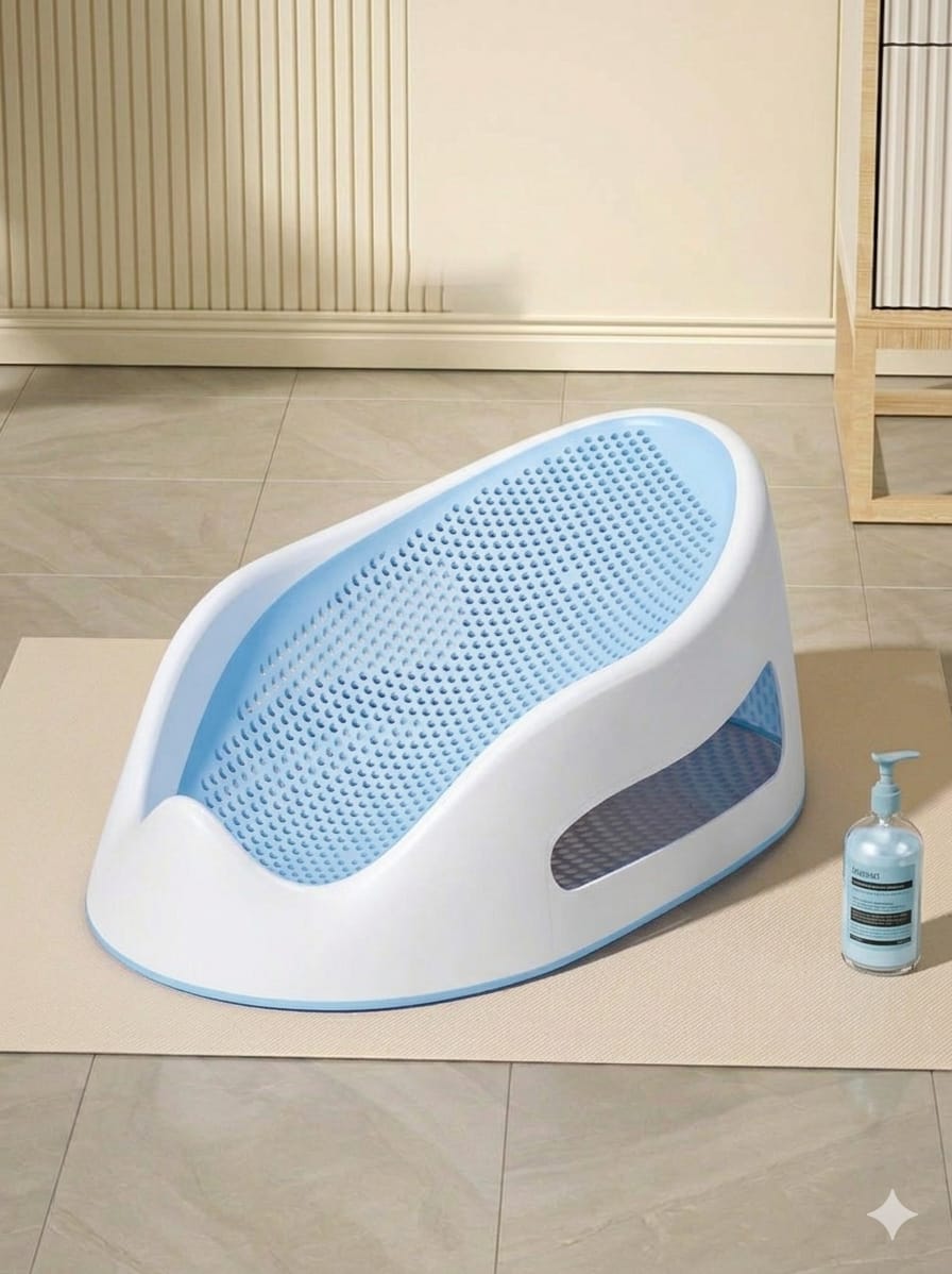 Silicone Bath Seat Blue