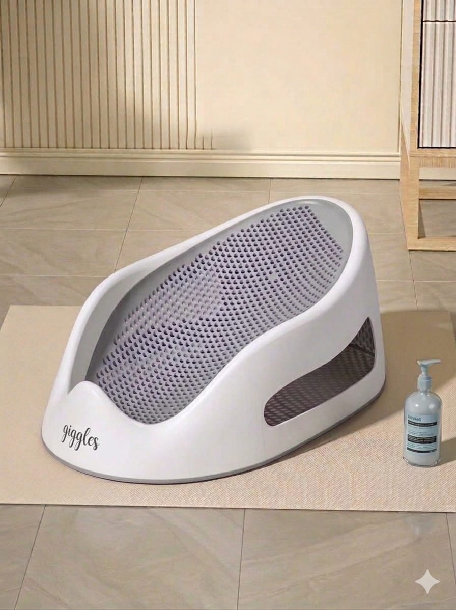 Silicone Bath Seat Grey