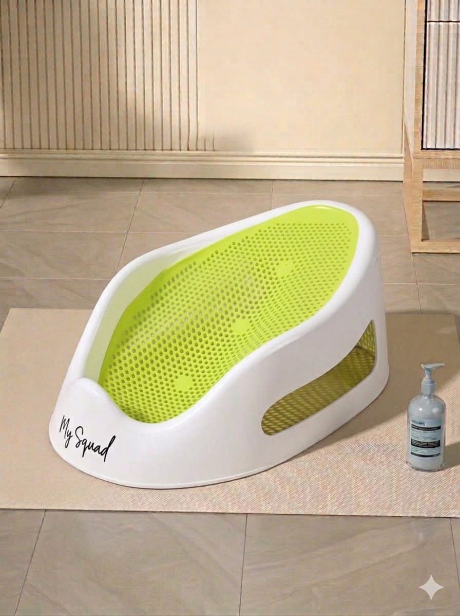 Silicone Bath Seat Green