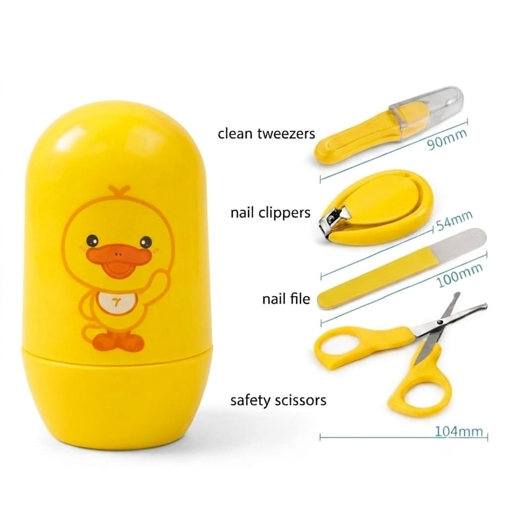 4pcs Baby Manicure Set- Yellow