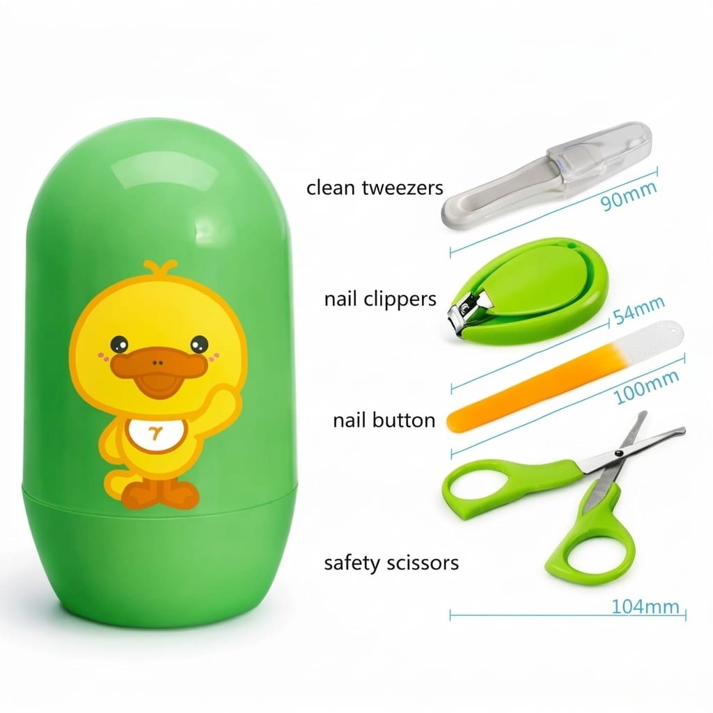 4pcs Baby Manicure Set- Green