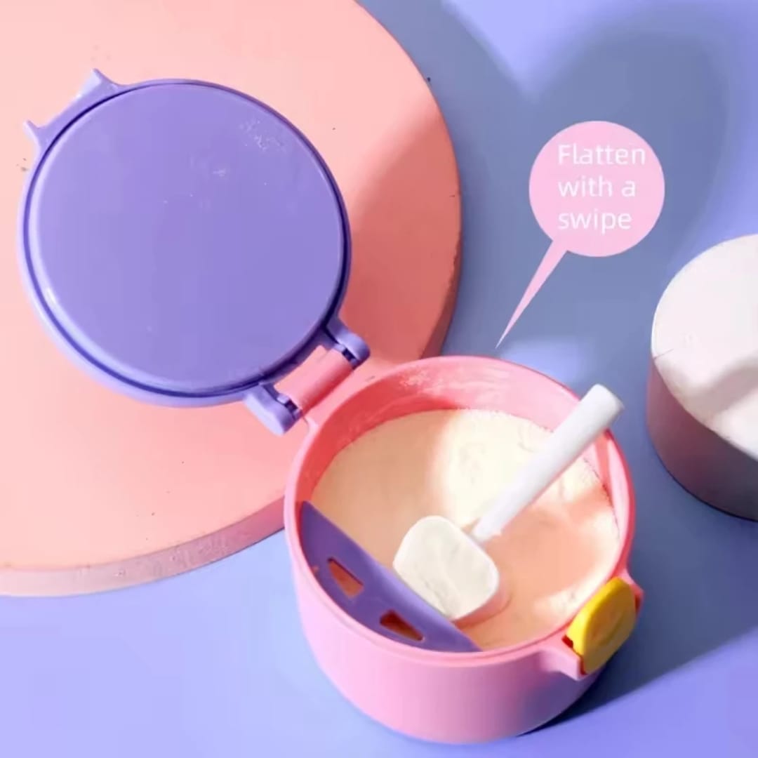 Small Heart Shape Cute Milk Container Blue