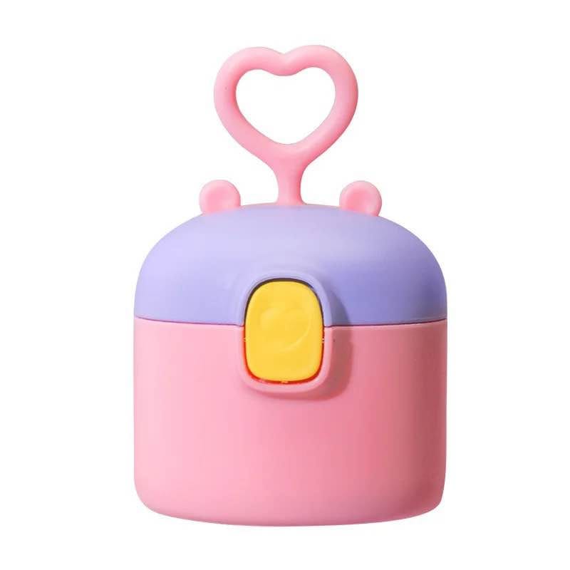 Small Heart Shape Cute Milk Container Pink