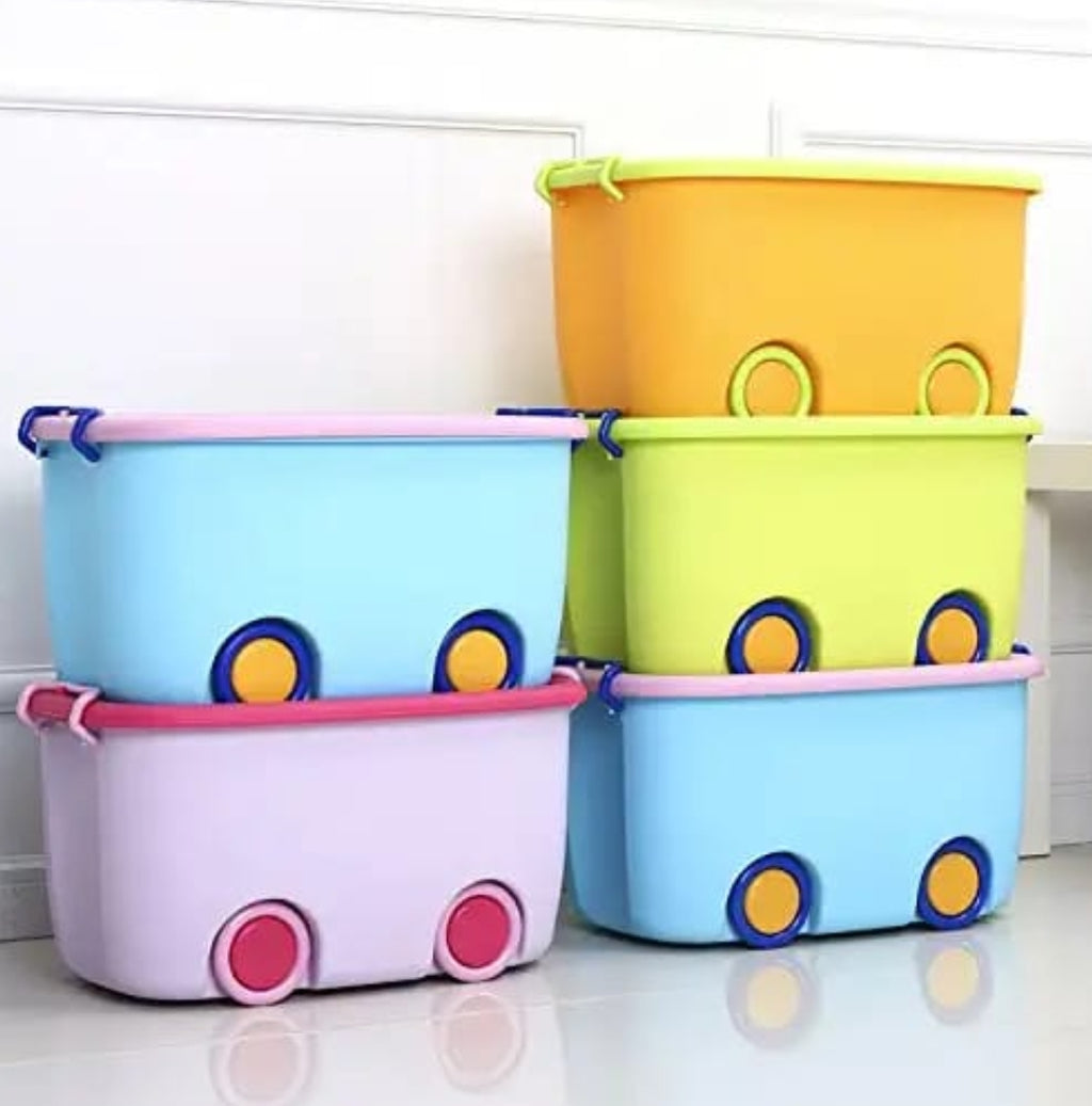 Car Shaped Large Storage Box Red
