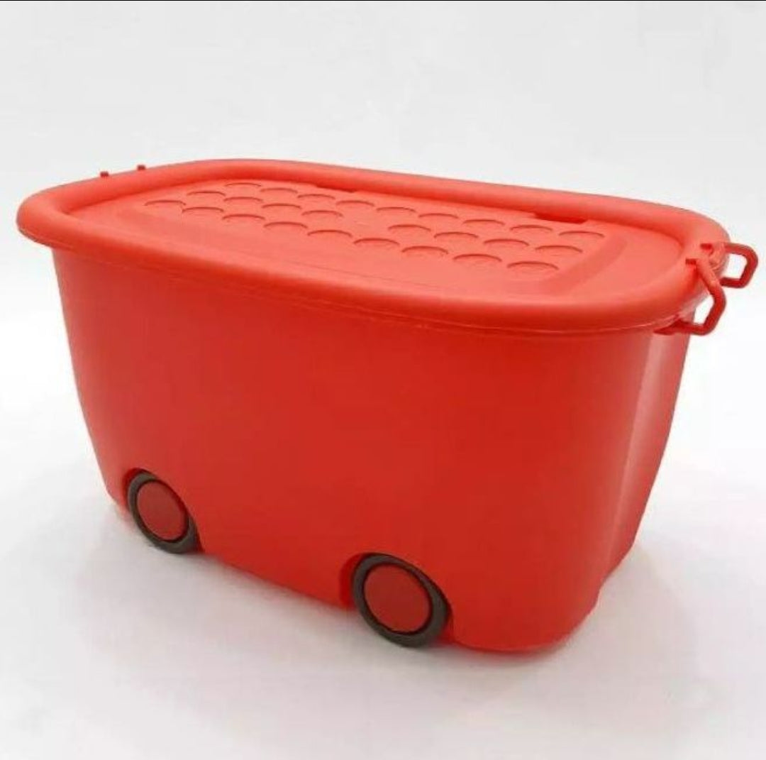 Car Shaped Large Storage Box Red
