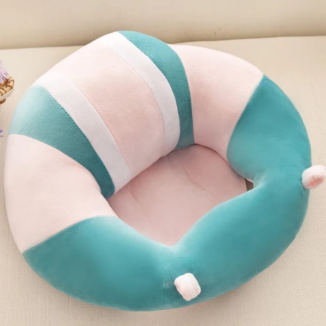 Baby Imported Seating Pillow Green/Pink