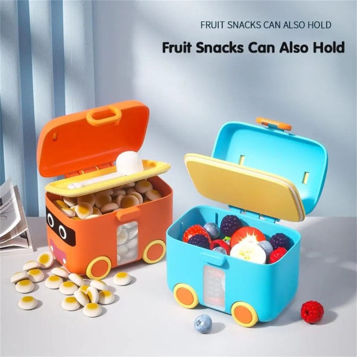 Bus Milk Container Orange