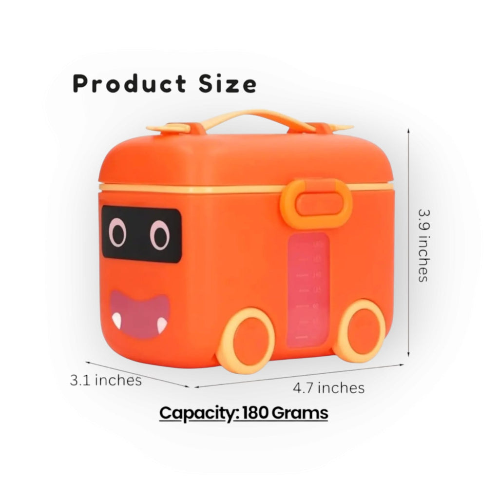 Bus Milk Container Blue