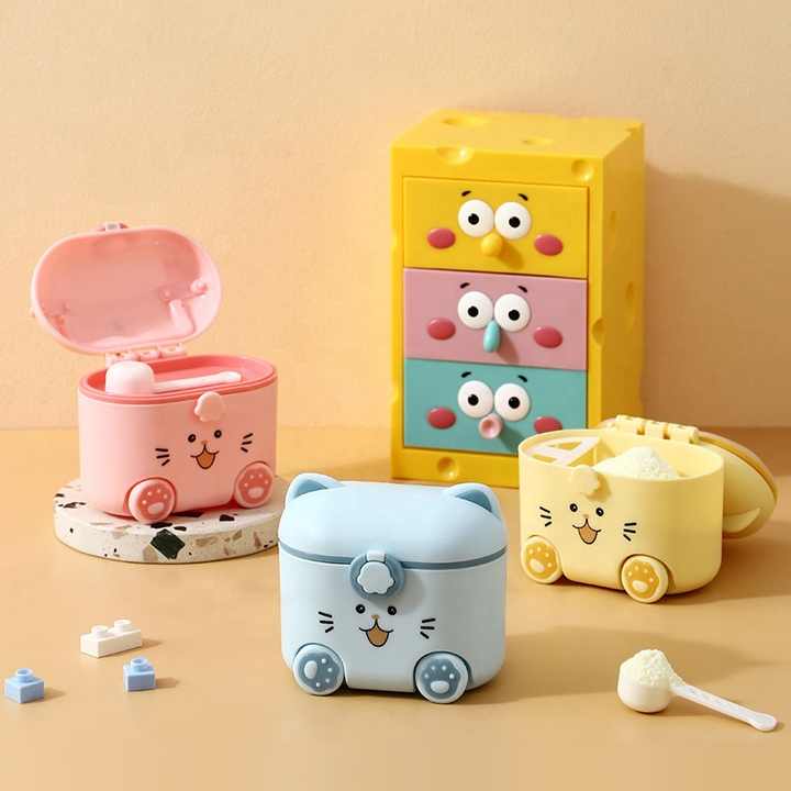Cat Milk Container Blue