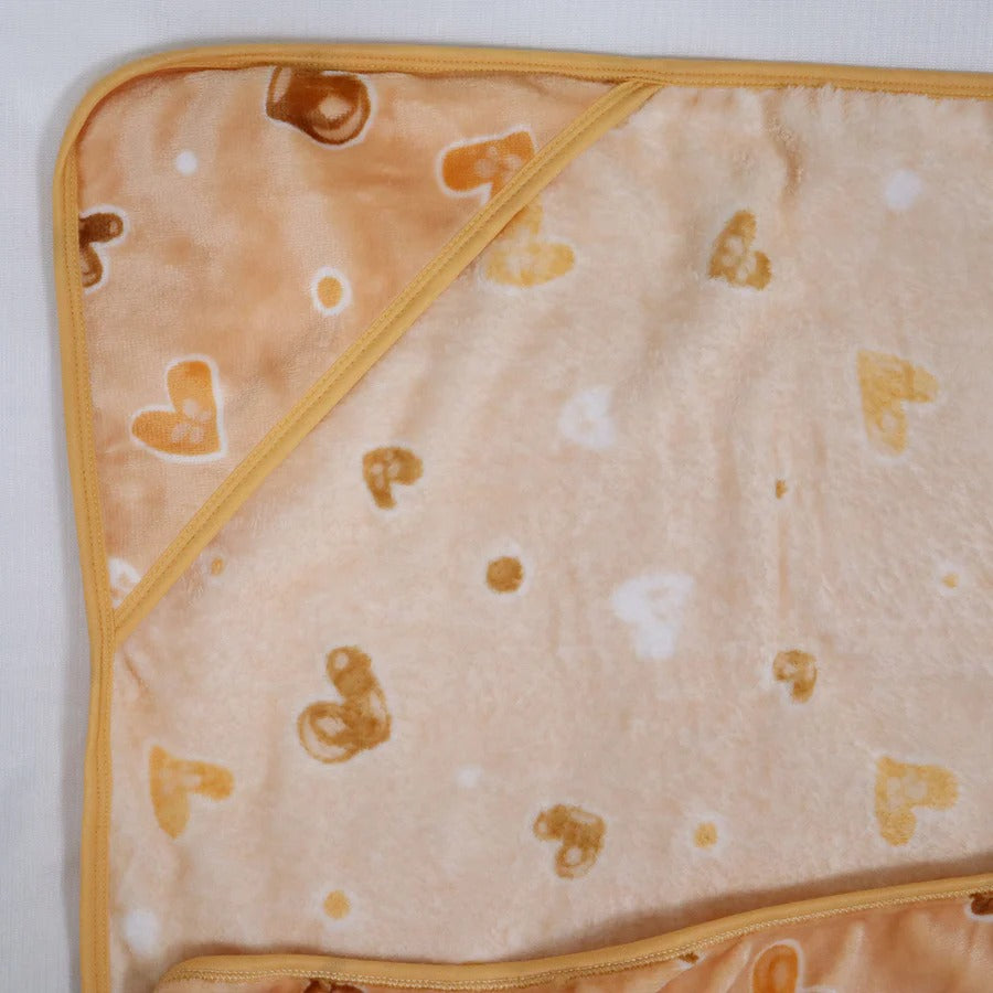 Cuddle Me hooded wrapping sheets beige