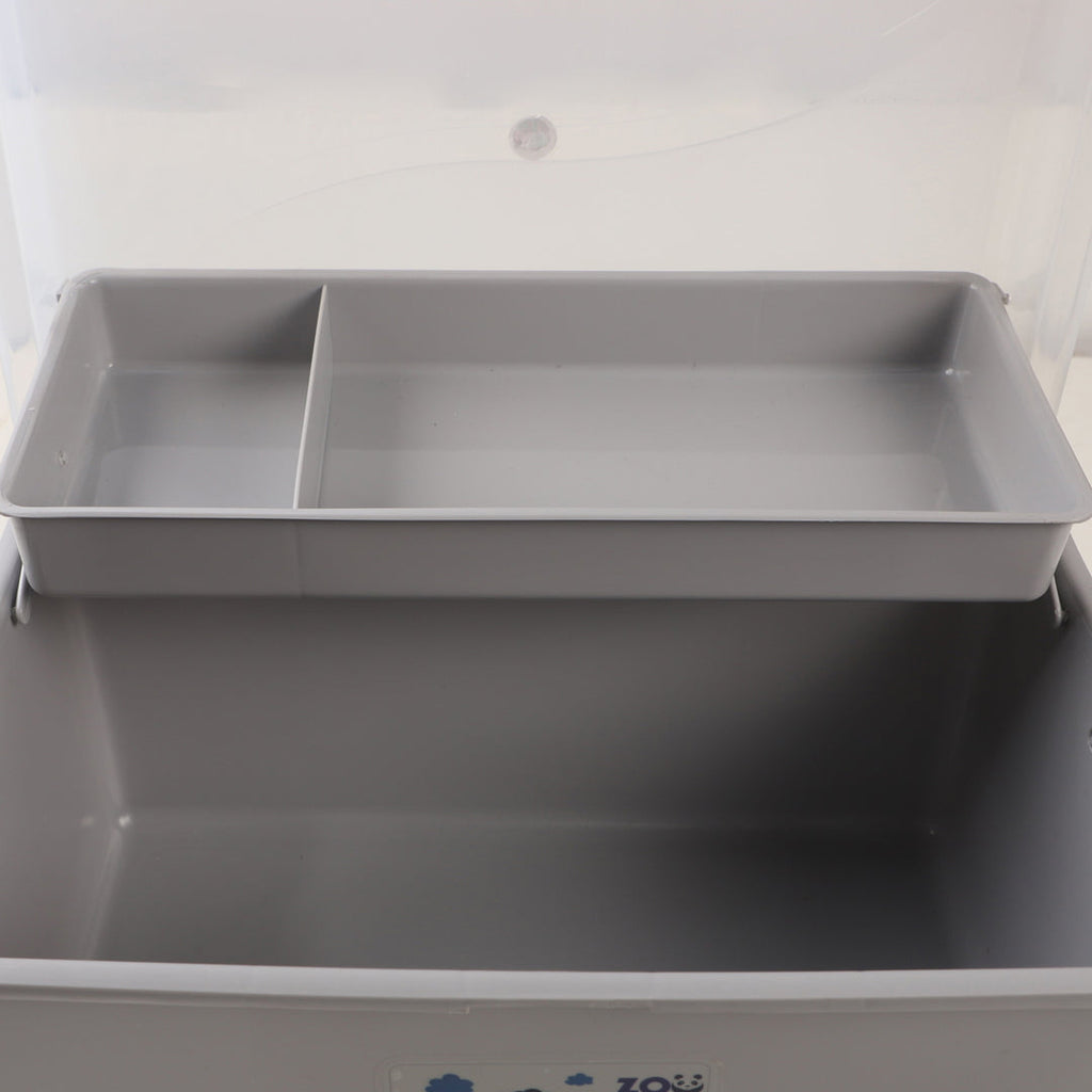 Baby Accessories Storage Box with Handle-Grey