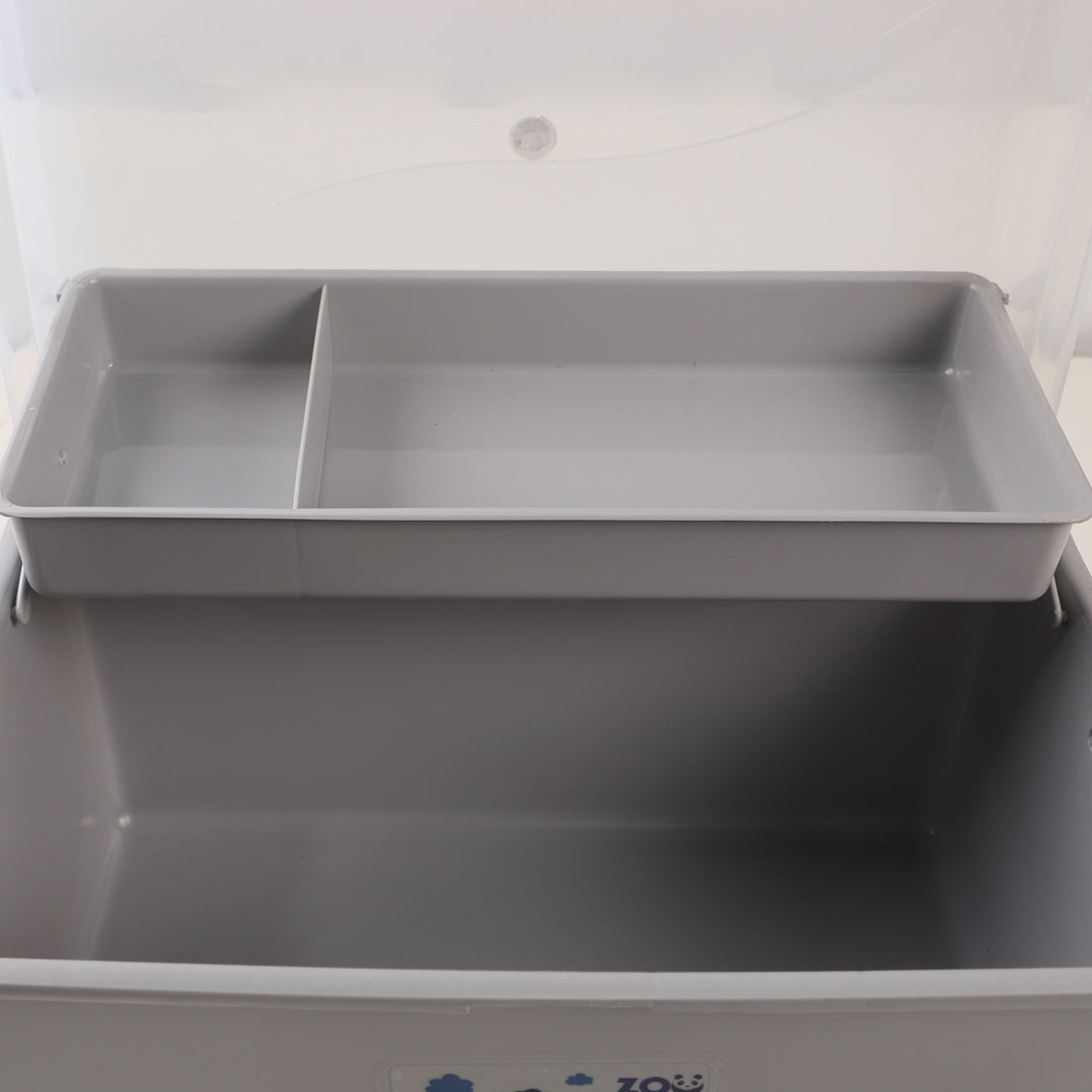 Baby Accessories Storage Box with Handle-Grey