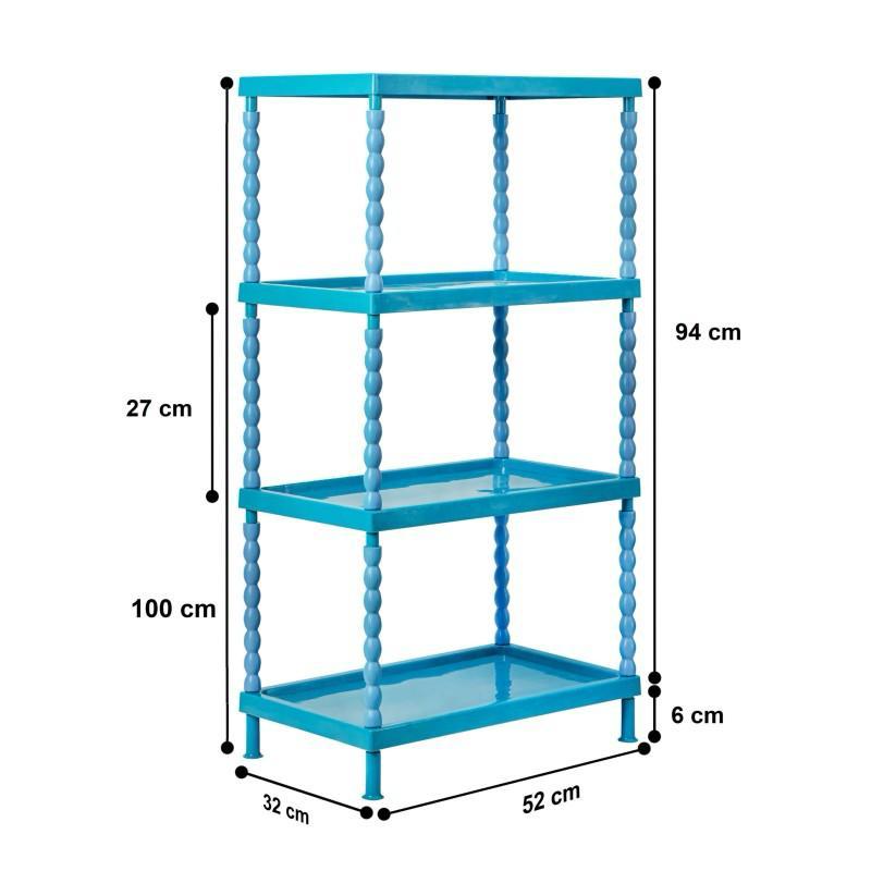Toddlers 3 shelf foldable wardrobe - Blue