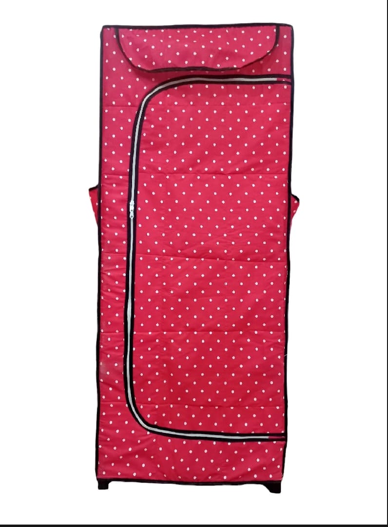MotherTouch 4 shelf wardrobe - Red