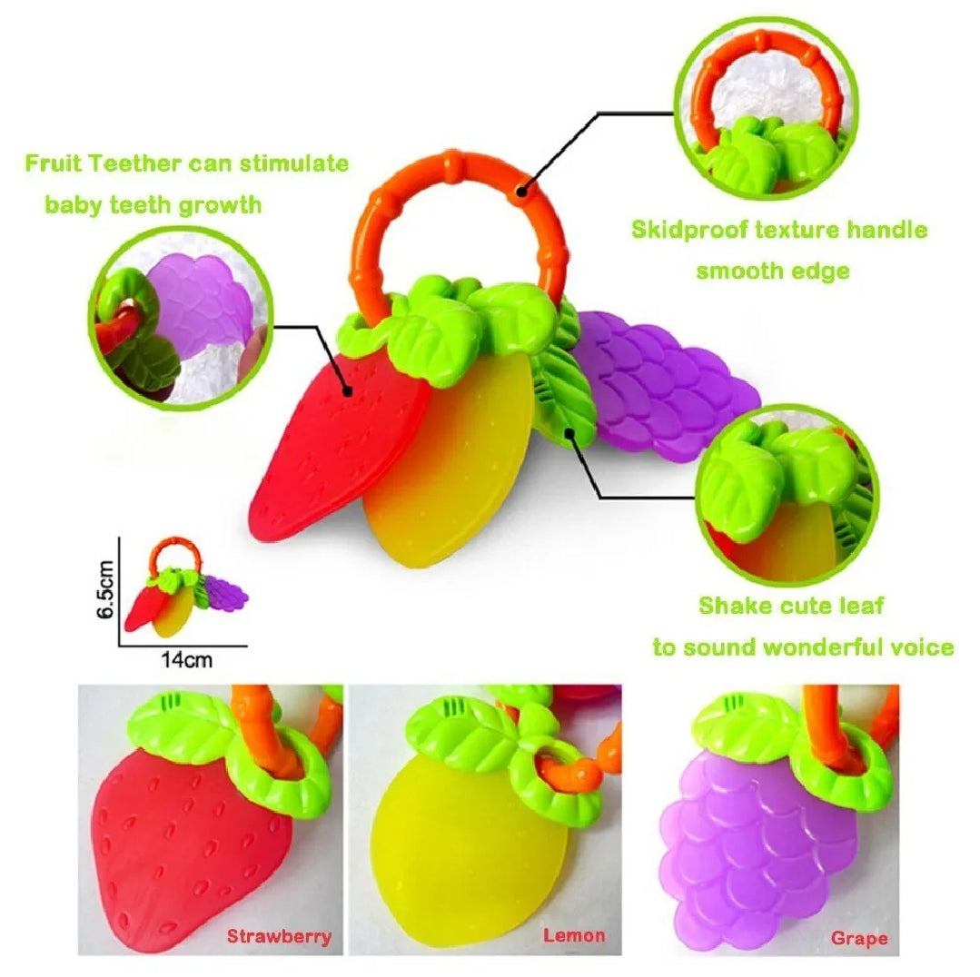 Baby Rattle & Teether Toy Set – Multi-Piece Baby Toy Set