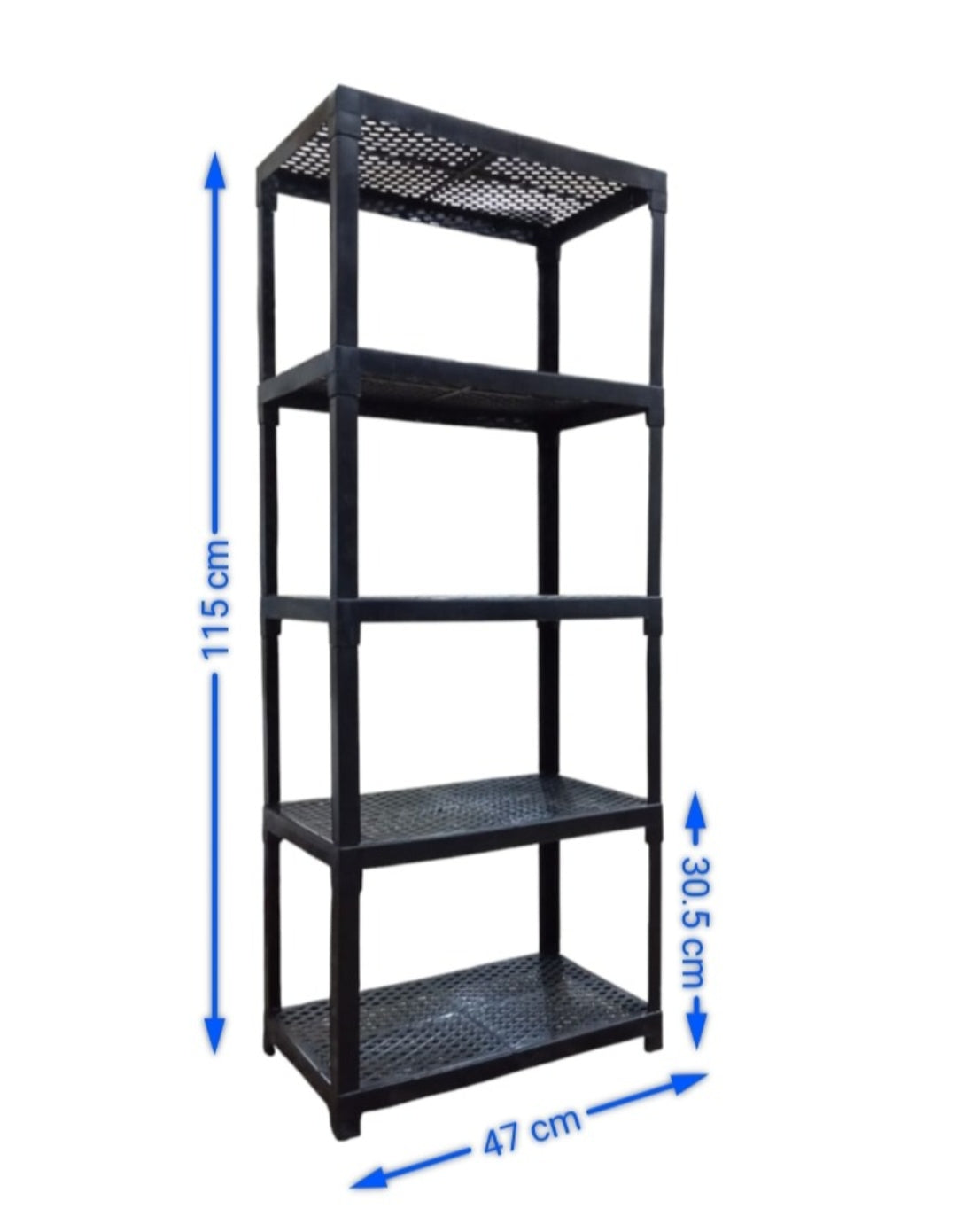 MotherTouch 4 shelf wardrobe - Navy Blue