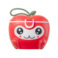 Apple design milk powder container red