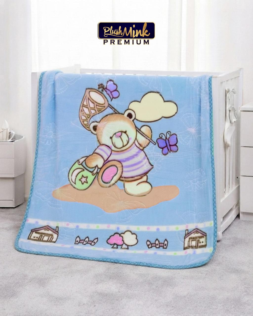 Plushmink premium baby character blanket