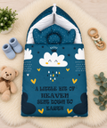 Baby Carrynest Heaven Design-Teal Blue