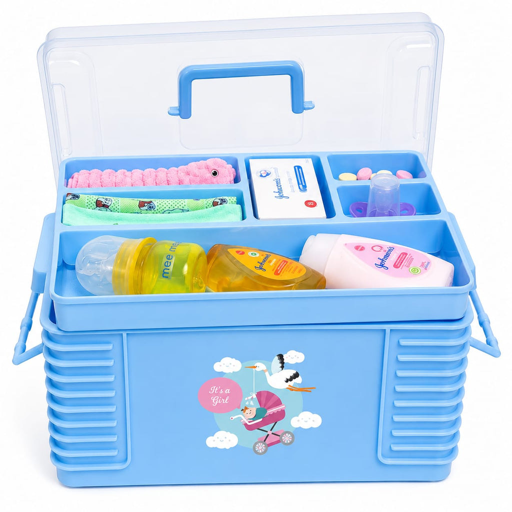 Aqua accessories box- blue