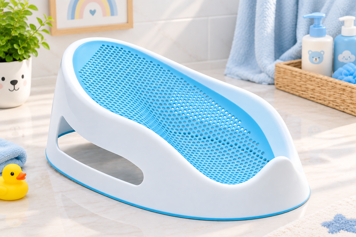 Silicone Bath Seat Blue