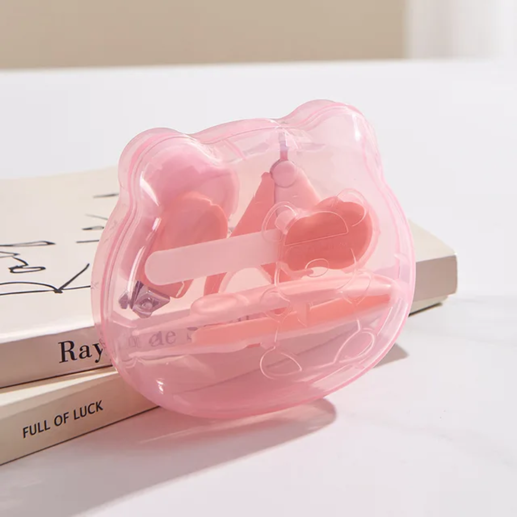 Imported 4Pcs Manicure Set Pink