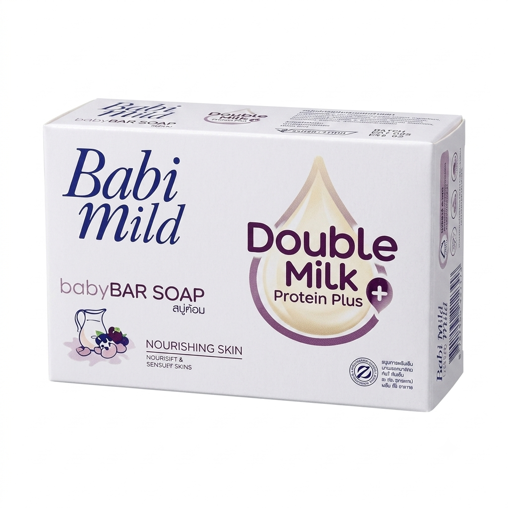 Babi Mild Bar Soap- Double Milk 75gms