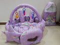 Round bed 11pcs baby bedding set - Purple