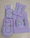 8pcs bedding set - Purple