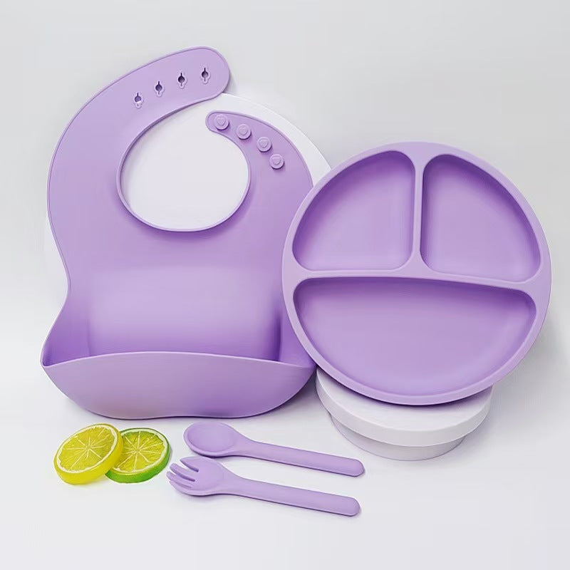 4 pc's silicone meal set