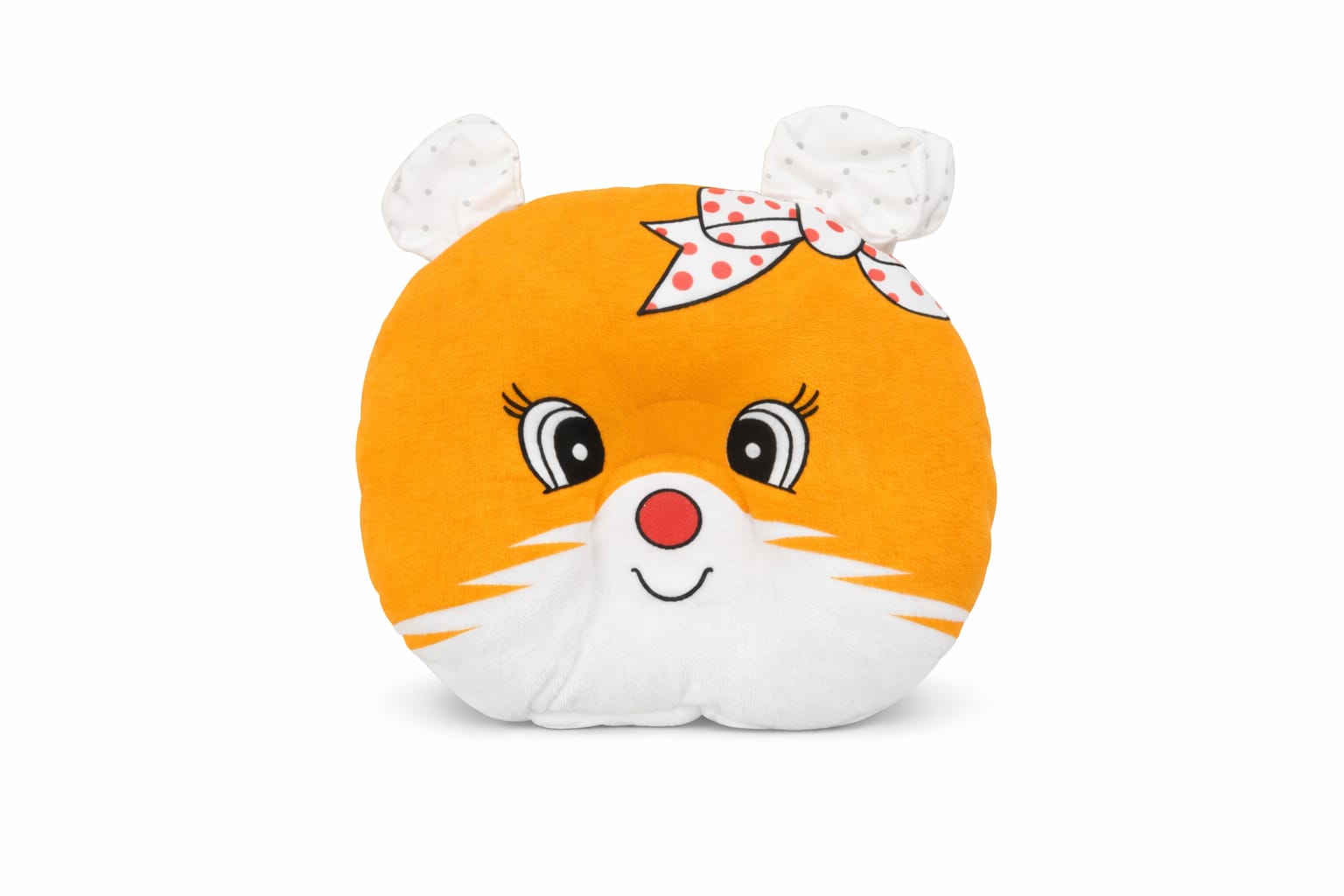 Head shaping round pillow - ORANGE