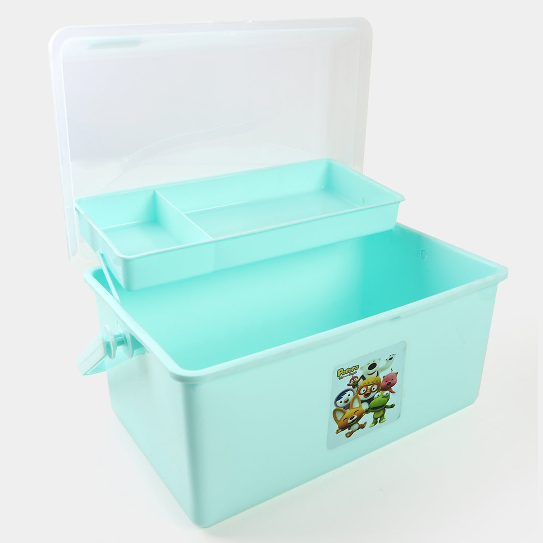Baby Accessories Storage Box with Handle-Green