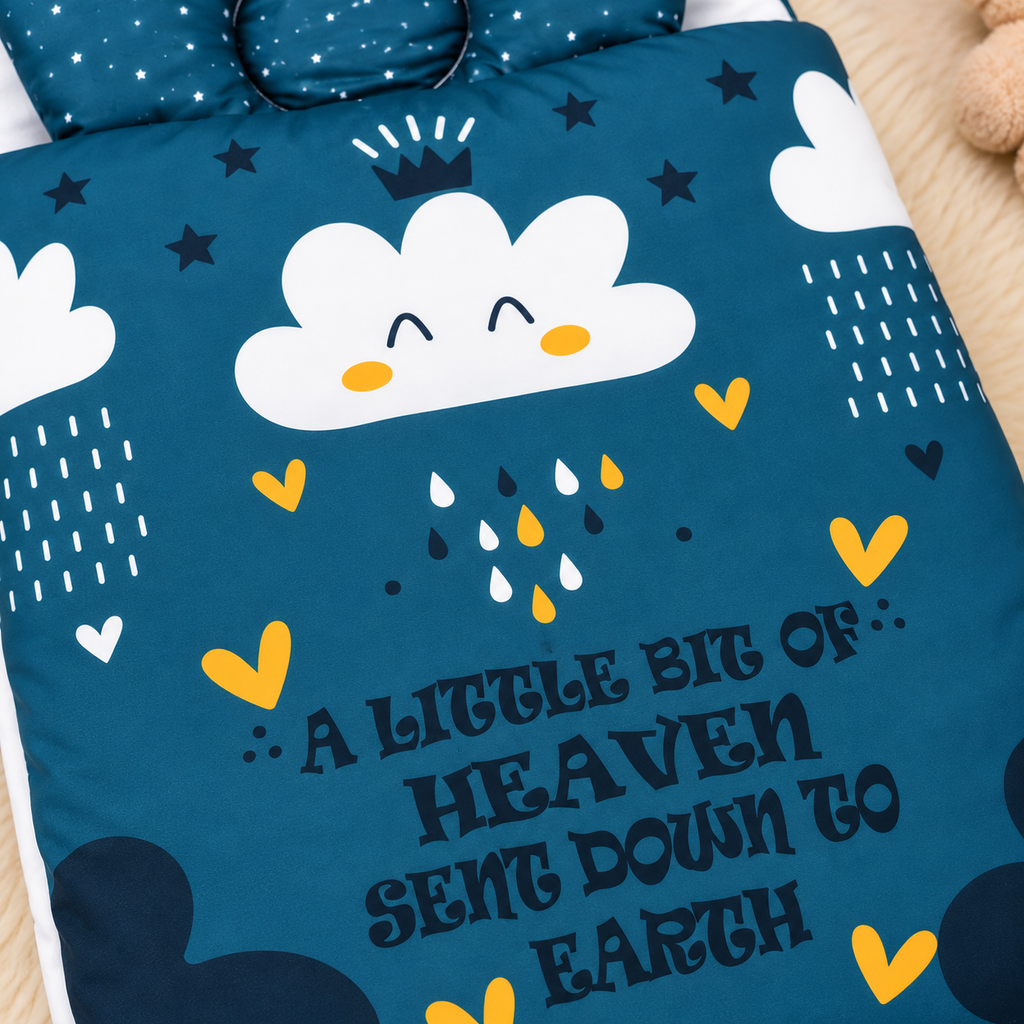 Baby Carrynest Heaven Design-Teal Blue
