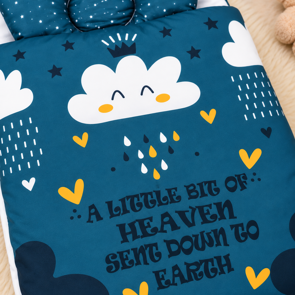 Baby Carrynest Heaven Design-Teal Blue