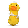 Cute Baby character shawl - Yellow