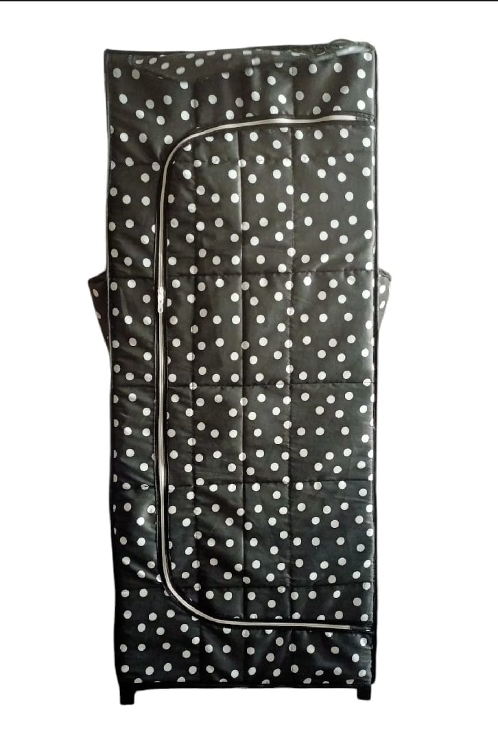 MotherTouch 4 shelf wardrobe - Black