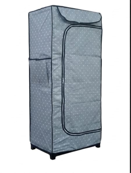 MotherTouch 4 shelf wardrobe - Grey