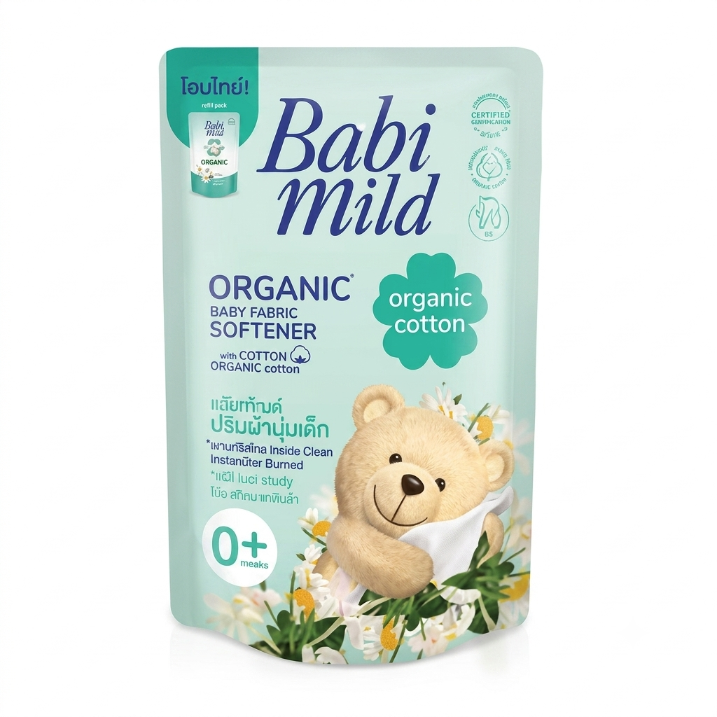 Babi Mild Fabric Softner 570ml Refill Organic