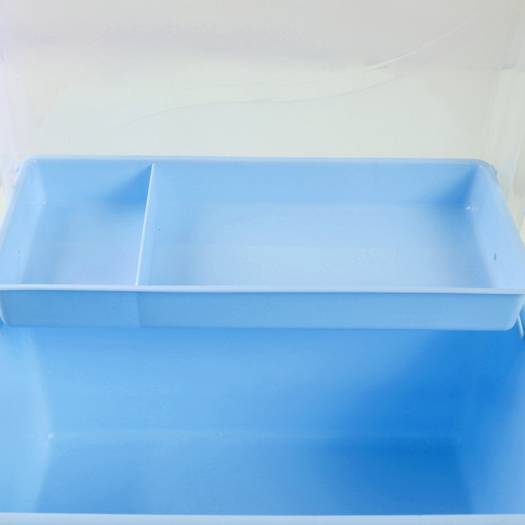 Baby Accessories Storage Box with Handle-Blue