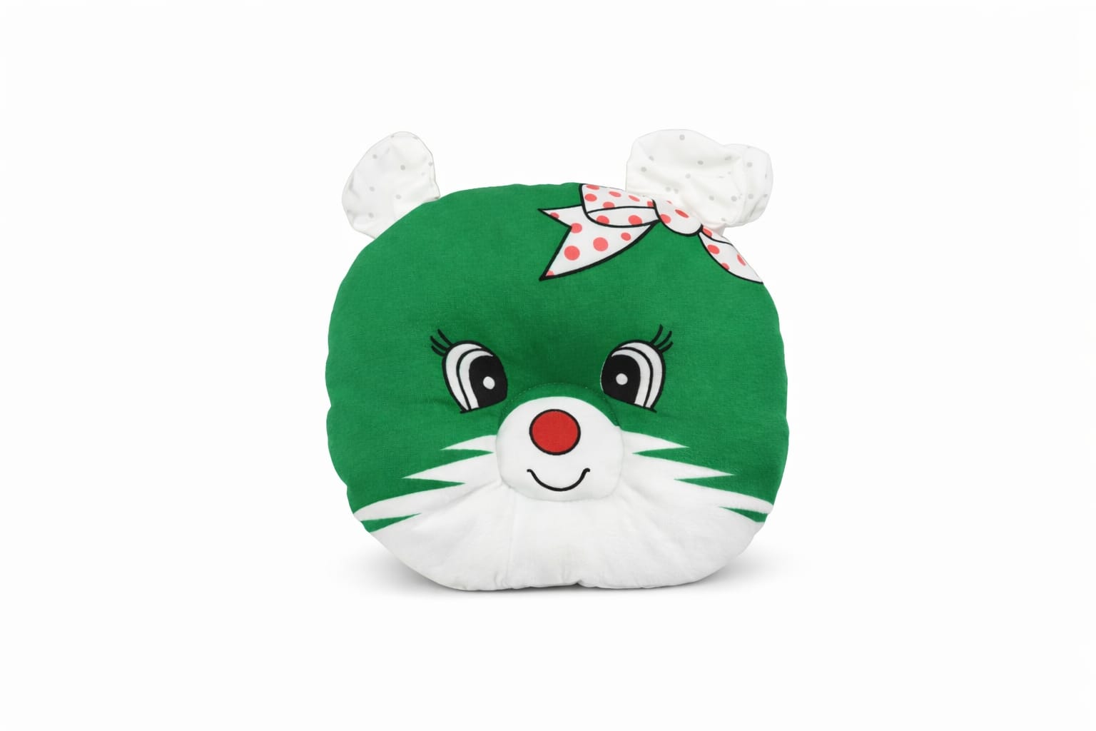Head shaping round pillow - GREEN