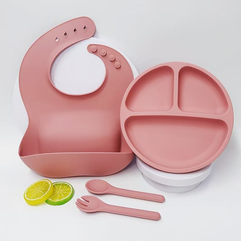 4 pc's silicone meal set