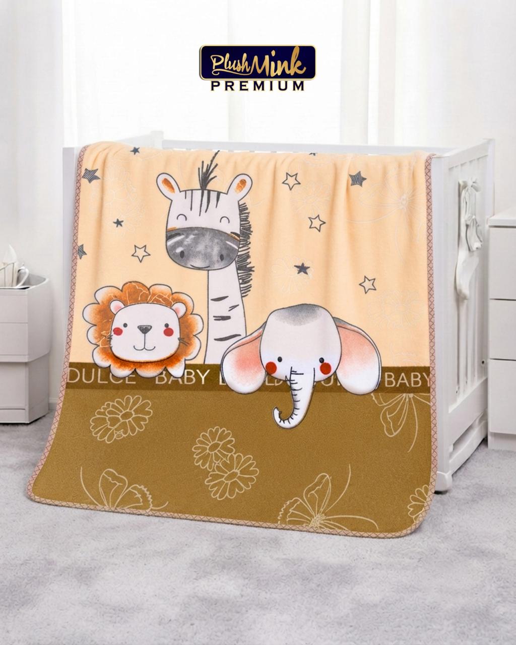 Plushmink premium baby character blanket
