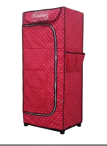 MotherTouch 4 shelf wardrobe - Red