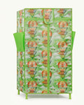 Toddlers 3 shelf foldable wardrobe - Green