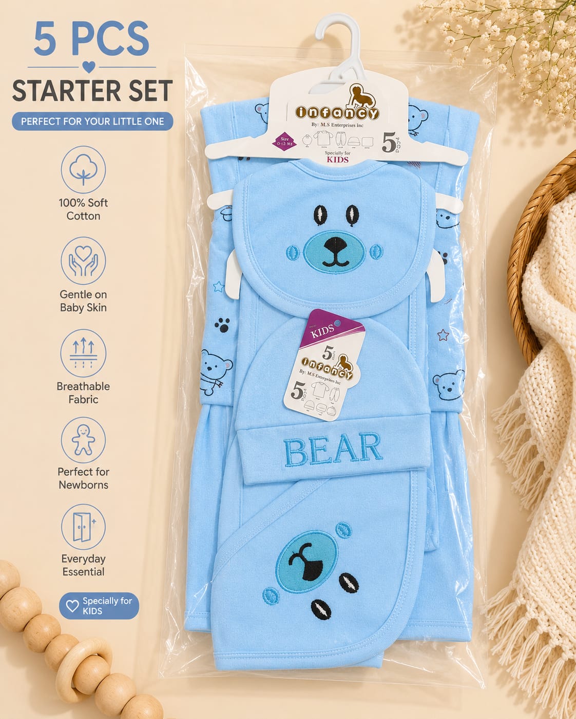 5 PC's starter set