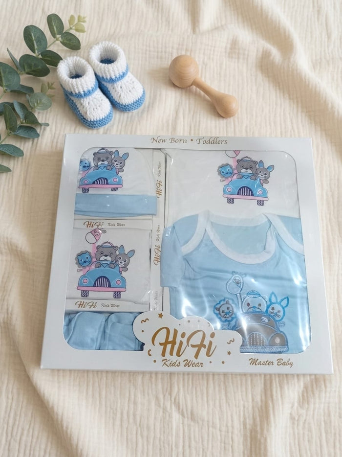 8Pcs Hi Fi Gift Box Light Blue
