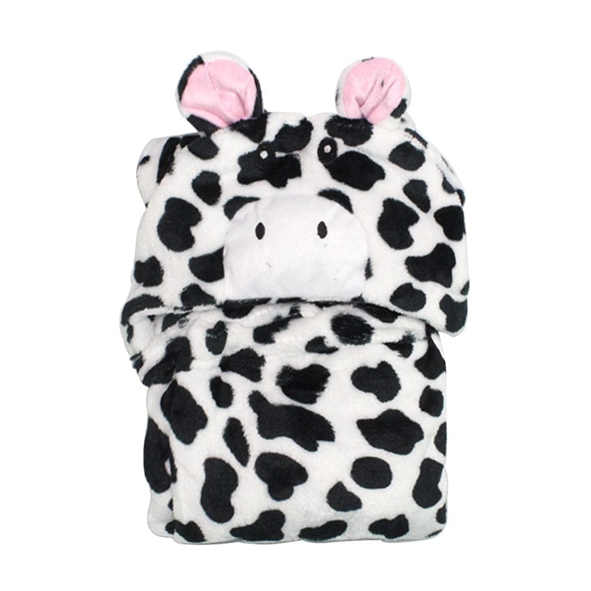 Cute Baby character shawl - Cow Design