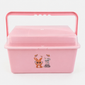 Baby Accessories Storage Box with Handle-Pink