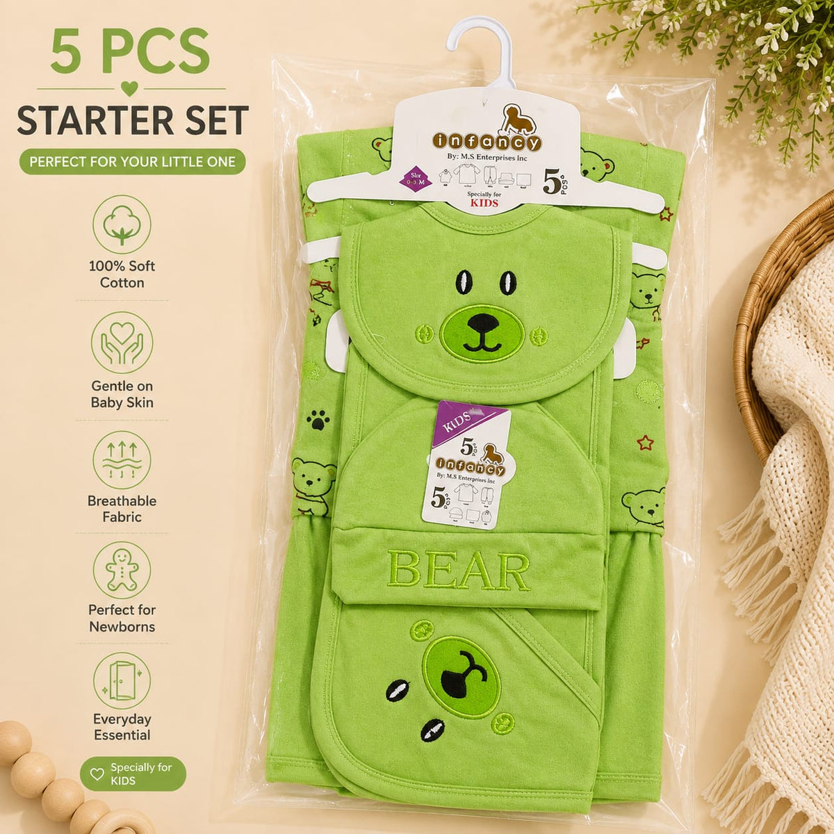 5 PC's starter set